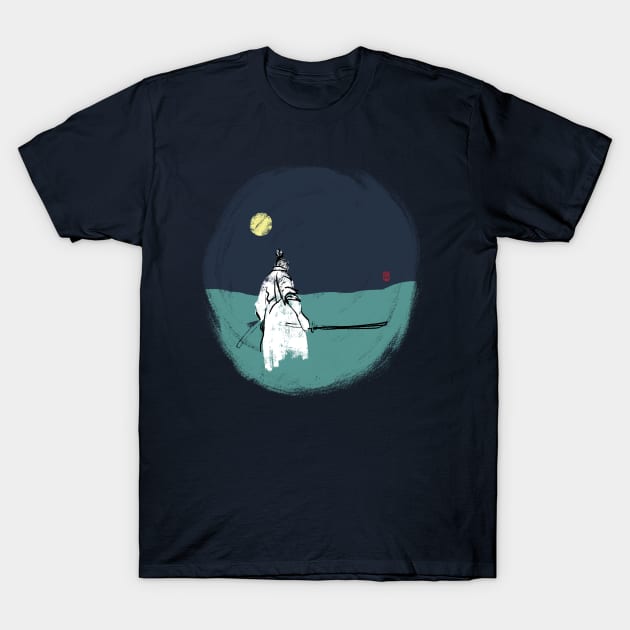 Moonlight Warrior T-Shirt by echopico